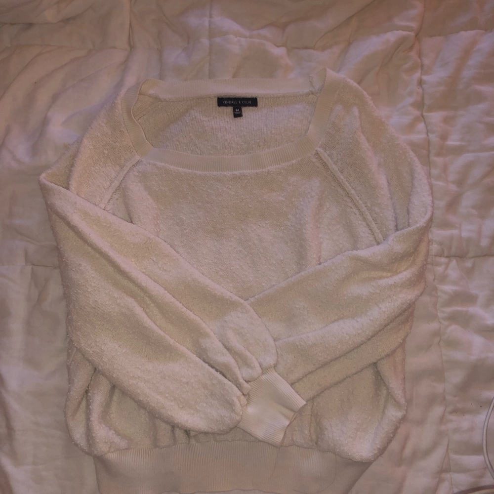 Kendall&Kylie white sweater